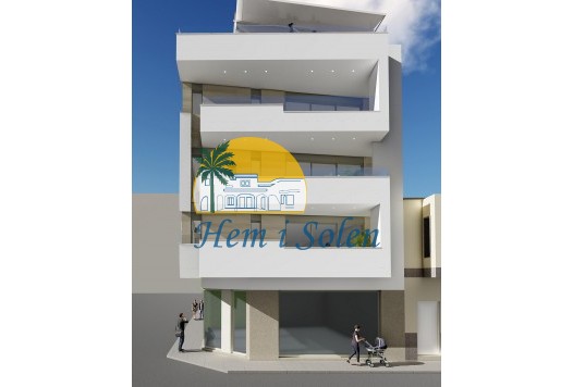 New Build - Ground floor apartment -
Torrevieja - Playa del Cura