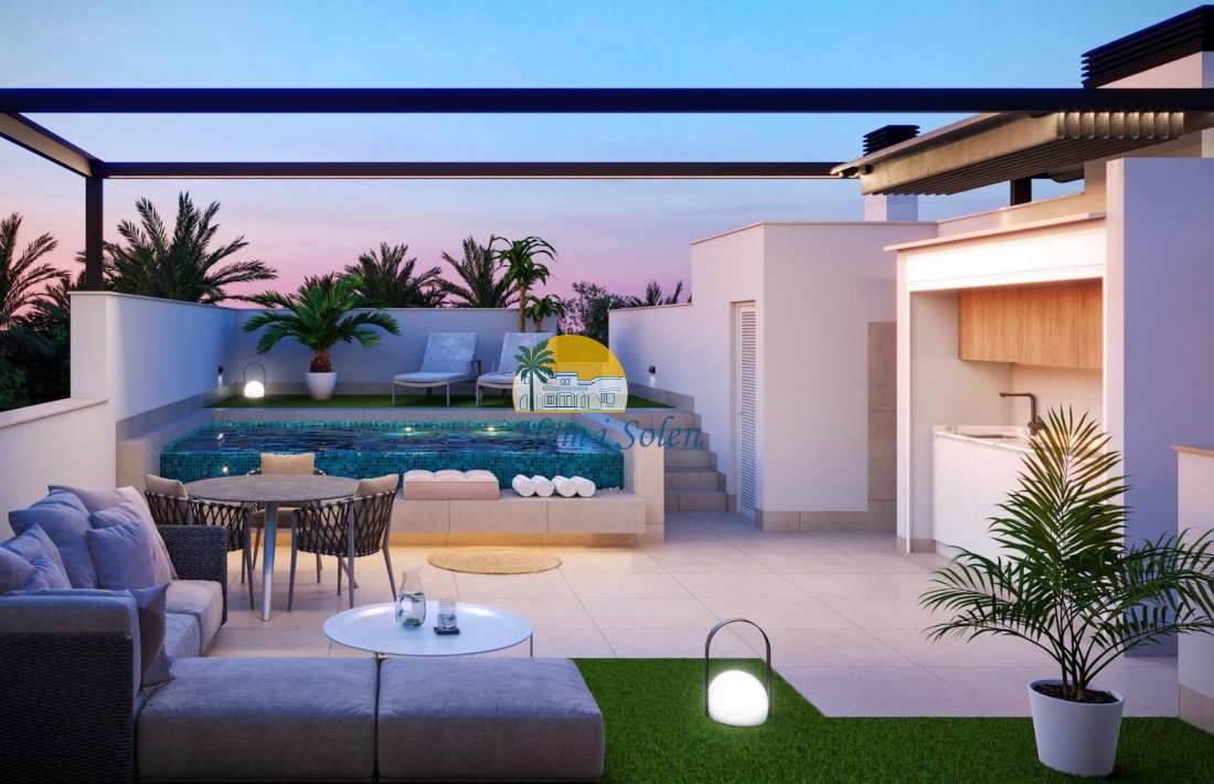New Build - Top Floor Bungalow -
Pilar de la Horadada - parques de Andromeda