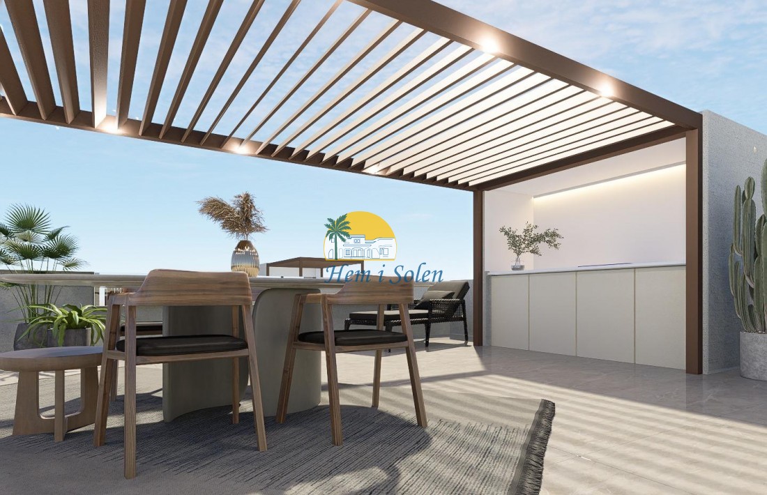 New Build - Top Floor Bungalow -
Pilar de la Horadada - pueblo