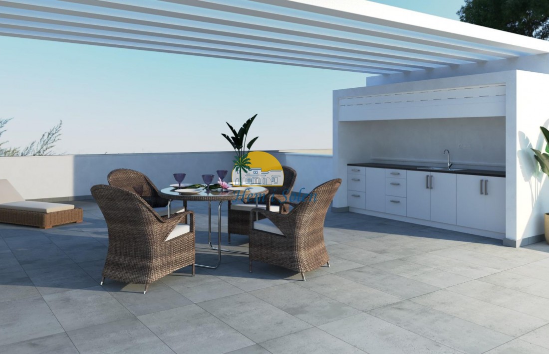 New Build - Top Floor Bungalow -
Pilar de la Horadada - pueblo