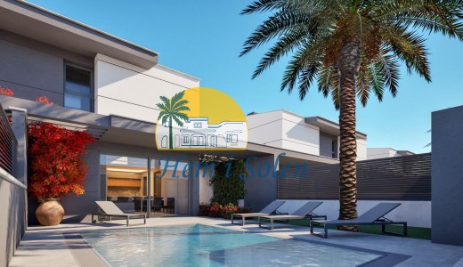 Semidetached - New Build - Los Nietos - Los Nietos playa