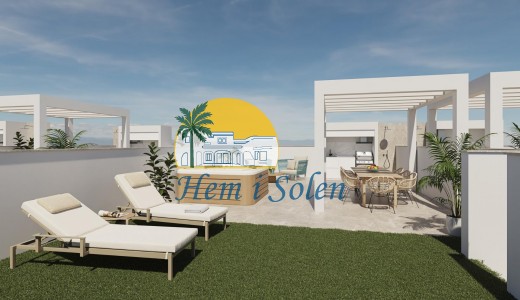 Top Floor Bungalow - New Build - Pilar de la Horadada - Parque Ramon eugenio Escudero
