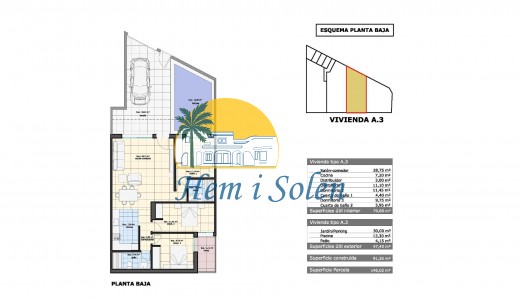 New Build - Ground Floor Bungalow -
Pilar de la Horadada - pueblo