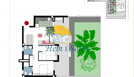 Nybyggd - Lägenhet på bottenvåningen -
Denia - Las Marinas km 2.5
