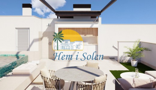 New Build - Top Floor Bungalow -
Pilar de la Horadada - parques de Andromeda