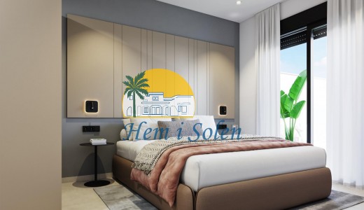 New Build - Top Floor Bungalow -
Pilar de la Horadada - parques de Andromeda