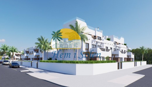 Nybyggd - Bungalow på översta våningen -
Pilar de la Horadada - Playa de las Higuericas