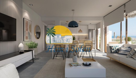New Build - Ground floor apartment -
Finestrat - Seascape