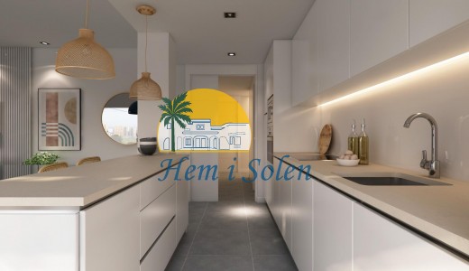 New Build - Ground floor apartment -
Finestrat - Seascape