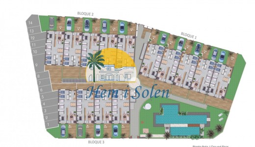 Nueva construcción  - Bungalow en el último piso -
Pilar de la Horadada - pueblo