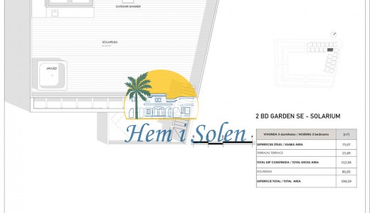 New Build - Top Floor Bungalow -
Torrevieja - La veleta