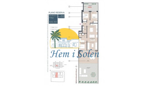 Nybyggd - Lägenhet på bottenvåningen -
Benijofar - Pueblo