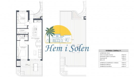 Nueva construcción  - Bungalow en el último piso -
San Miguel de Salinas - Cerro del Sol