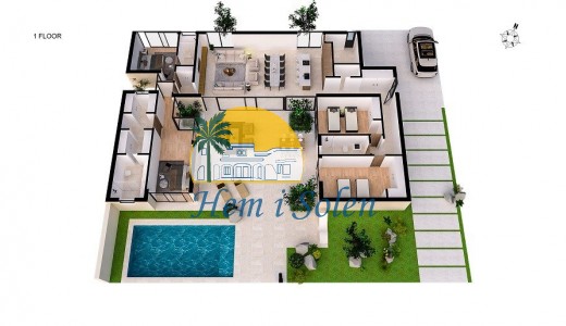 Nybyggd - Villa -
BAÑOS Y MENDIGO - Altaona golf and country village