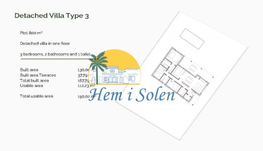 Nueva construcción  - Villa -
Penaguila - El Olivar
