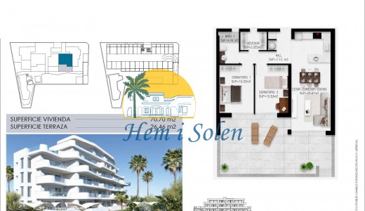 Nueva construcción  - Apartamento en planta baja -
Pilar de la Horadada - Mil Palmeras