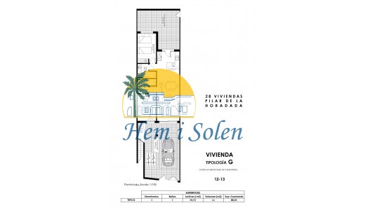 New Build - Ground Floor Bungalow -
Pilar de la Horadada - pueblo