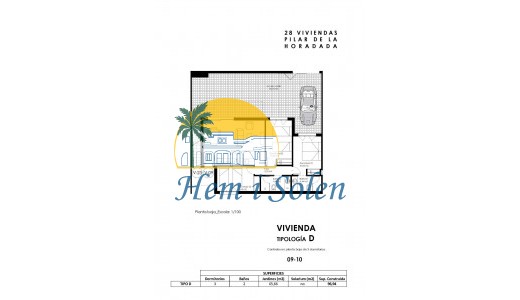 New Build - Ground Floor Bungalow -
Pilar de la Horadada - pueblo