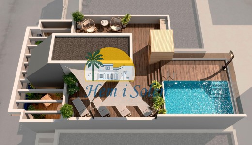 Nybyggd - Takvåning -
Torrevieja - Playa del Acequión
