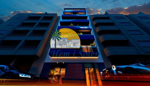 Nybyggd - Takvåning -
Torrevieja - Playa del Acequión
