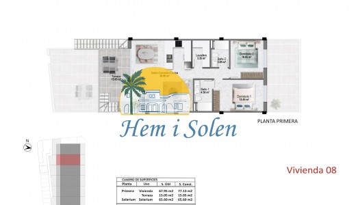 New Build - Top Floor Bungalow -
Pilar de la Horadada - pueblo