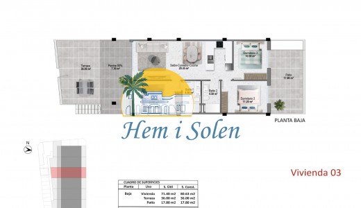 New Build - Ground Floor Bungalow -
Pilar de la Horadada - pueblo