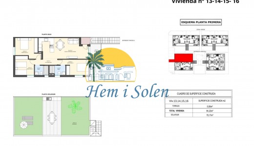 New Build - Top Floor Bungalow -
Pilar de la Horadada - pueblo