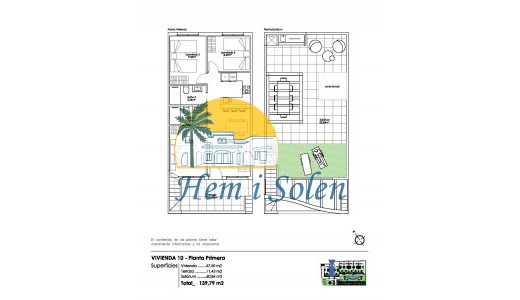 New Build - Top Floor Bungalow -
Pilar de la Horadada - Parque Ramon eugenio Escudero