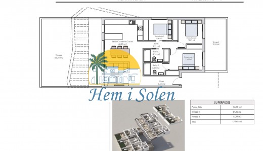 New Build - Ground Floor Bungalow -
Finestrat - Balcon de finestrat