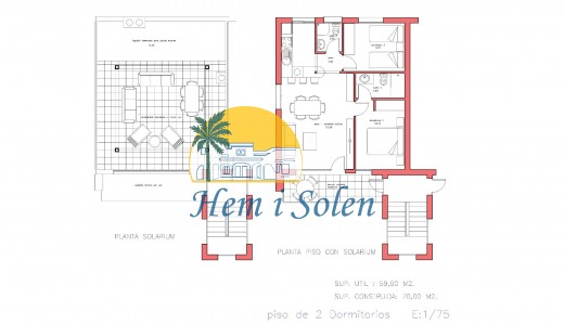 New Build - Top Floor Bungalow -
Fuente Álamo - La Pinilla