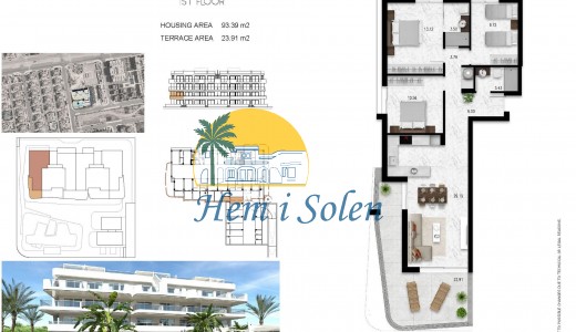 New Build - Apartment -
Orihuela Costa - Lomas de Cabo Roig