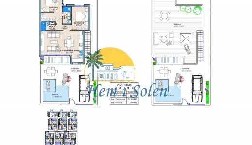 Nybyggd - Villa -
Torre Pacheco - pueblo