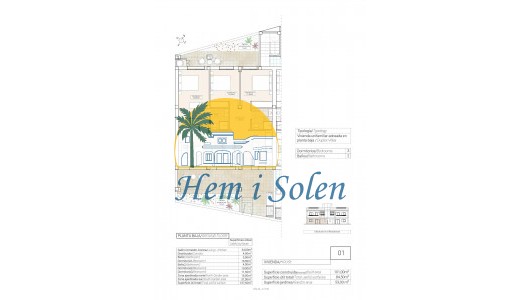 New Build - Ground Floor Bungalow -
Hondón de las Nieves - El Salero