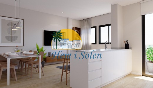 New Build - Ground floor apartment -
Algorfa - Pueblo
