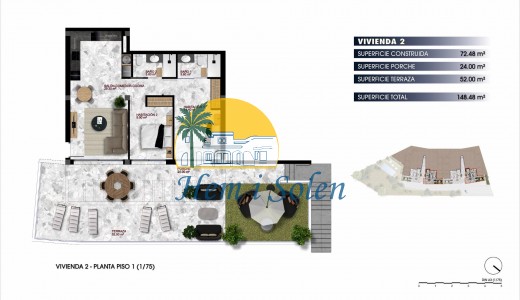 Nybyggd - Lägenhet -
Finestrat - Balcon de finestrat