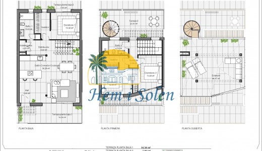 New Build - Town House -
Polop - PAU1