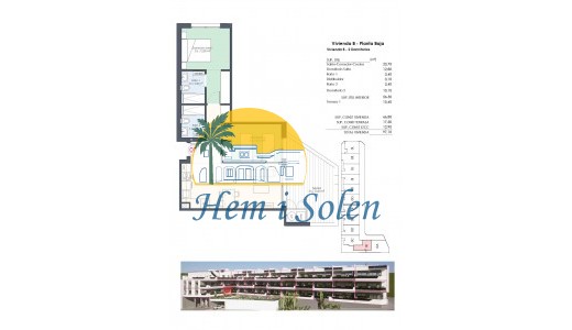 New Build - Ground floor apartment -
Benijofar - Pueblo