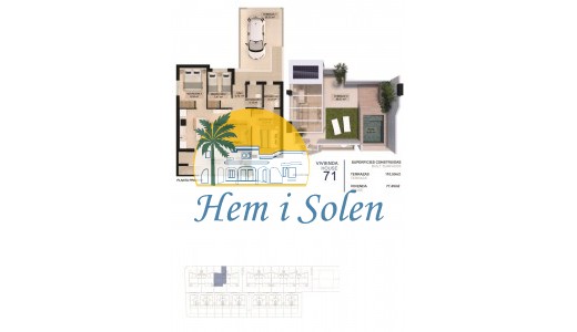 New Build - Top Floor Bungalow -
Pilar de la Horadada - La Torre de la Horadada
