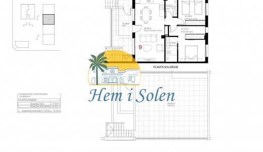 New Build - Top Floor Bungalow -
Pilar de la Horadada - pueblo