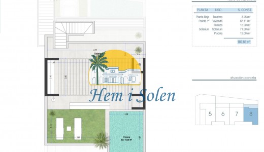 New Build - Top Floor Bungalow -
Murcia - Las esperanzas