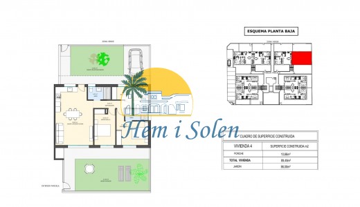 New Build - Ground Floor Bungalow -
Pilar de la Horadada - pueblo