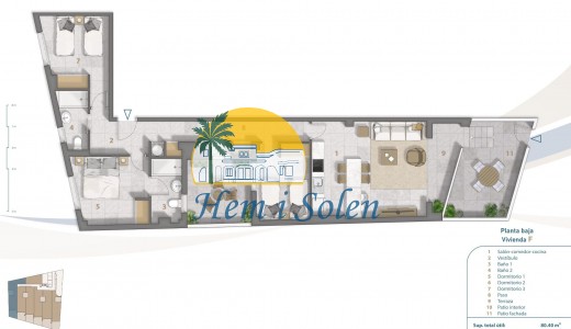 New Build - Ground floor apartment -
Murcia - Playa Villananitos