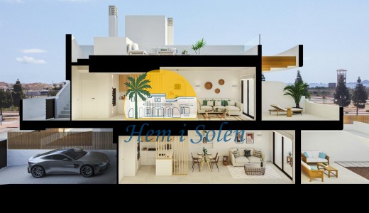 New Build - Ground floor apartment -
Los Alcázares - Torre del Rame