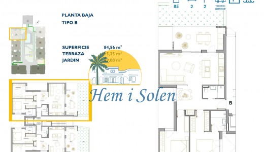 New Build - Ground floor apartment -
Murcia - Pueblo