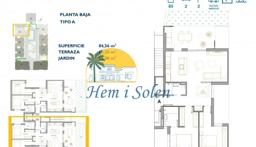 New Build - Ground floor apartment -
Murcia - Pueblo