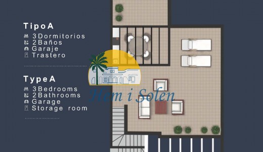 New Build - Top Floor Bungalow -
Murcia - Los Pinos
