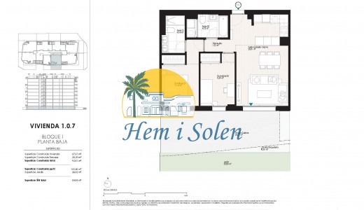 New Build - Ground floor apartment -
Villajoyosa - Playa del Torres