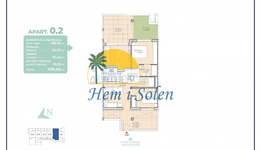 New Build - Ground floor apartment -
Los Alcázares - Serena Golf