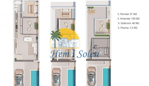 New Build - Town House -
Murcia - Pueblo