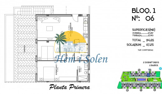 New Build - Top Floor Bungalow -
Algorfa - La finca golf